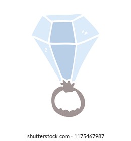 Cartoon-Diamantring