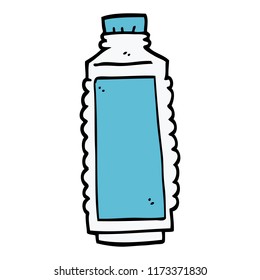 cartoon doodle drinks bottle