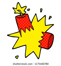 cartoon doodle dynamite