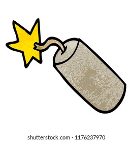 dinamita del doodle de dibujos animados
