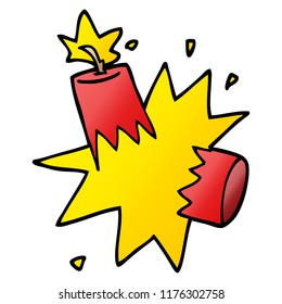 cartoon doodle dynamite