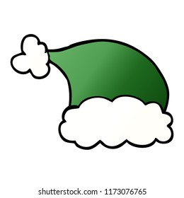 cartoon doodle elf hat