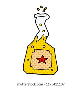 pociones de experimentos con doodle de dibujos animados