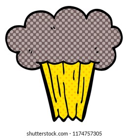 explosión del doodle de dibujos animados