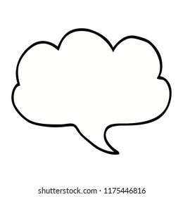 cartoon doodle expression bubble