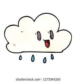 cartoon doodle expressive weather cloud
