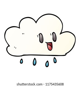 cartoon doodle expressive weather cloud