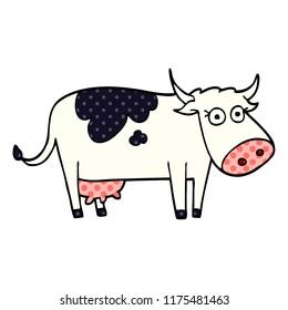 cartoon doodle farm cow cartoon doodle farm cow