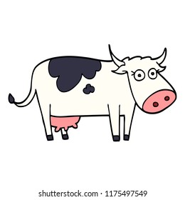 cartoon doodle farm cow cartoon doodle farm cow