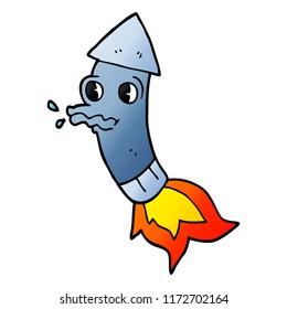 cartoon doodle firework