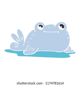 cartoon doodle of a fish