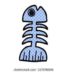 Cartoon-Doodal-Fischknochen