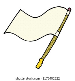 cartoon doodle flag