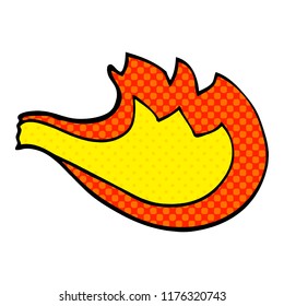 llama del doodle de dibujos animados