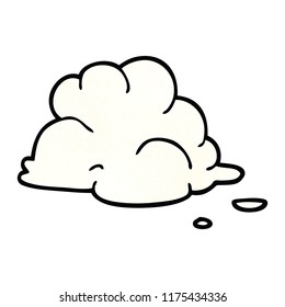 cartoon doodle fluffy white clouds