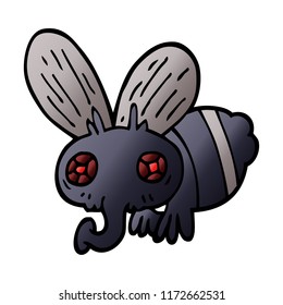cartoon doodle of a fly