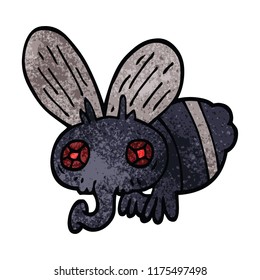 cartoon doodle of a fly