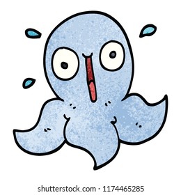 cartoon doodle funny octopus
