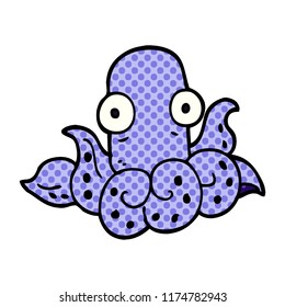 cartoon doodle funny octopus