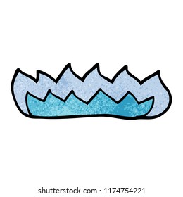 cartoon doodle gas flame