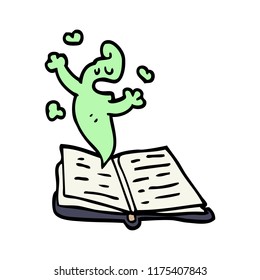 cartoon doodle ghost story
