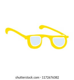 gafas de doodle de dibujos animados