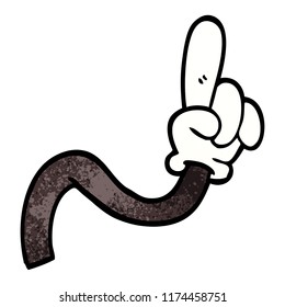 cartoon doodle of a hand gesture