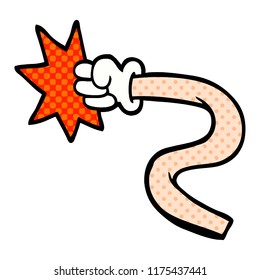 gestos de la mano del doodle de dibujos animados