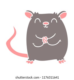 cartoon doodle happy mouse