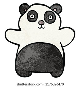 cartoon doodle happy panda