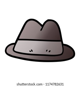 sombrero de doodle de dibujos animados