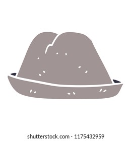 cartoon doodle hat