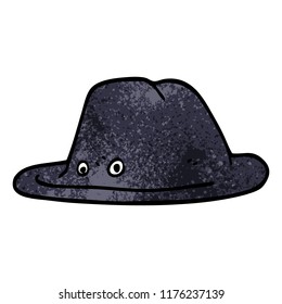 cartoon doodle hat