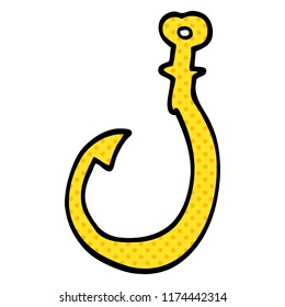 cartoon doodle hook