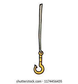 cartoon doodle hook