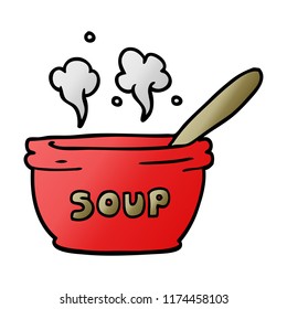 Cartoon Doodle Hot Soup Stock Vector (Royalty Free) 1174458103 ...