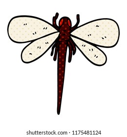 doodle de dibujos animados enorme insecto