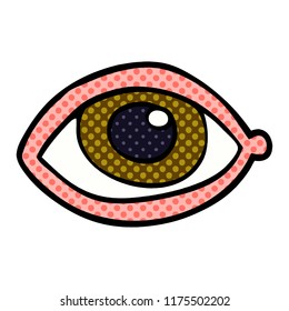 cartoon doodle human eye