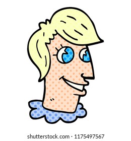 cartoon doodle human head