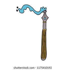 lápiz de tinta de doodle de dibujos animados