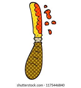 Cartoon-Doodle-Messer