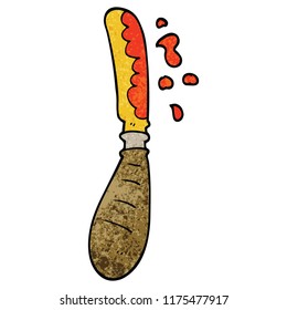 Cartoon-Doodle-Messer