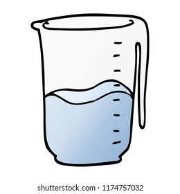cartoon doodle jug