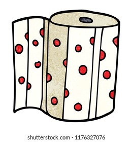 cartoon doodle kitchen roll
