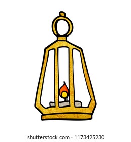 cartoon doodle lamp