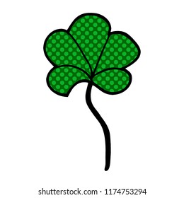 cartoon doodle leaf