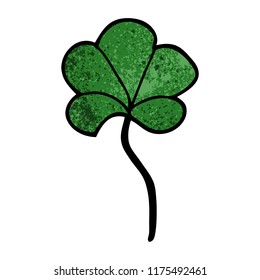 cartoon doodle leaf