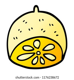 caricatura doodle limón