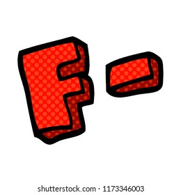 cartoon doodle letter grades