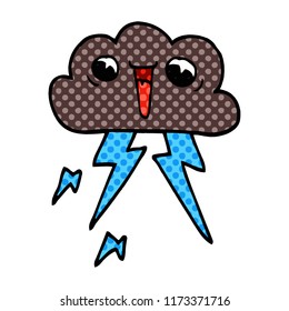 nube de iluminación de dibujos animados